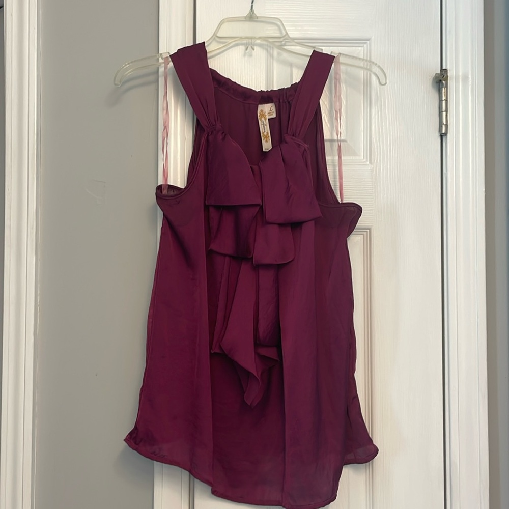 Adiva purple sleeveless top